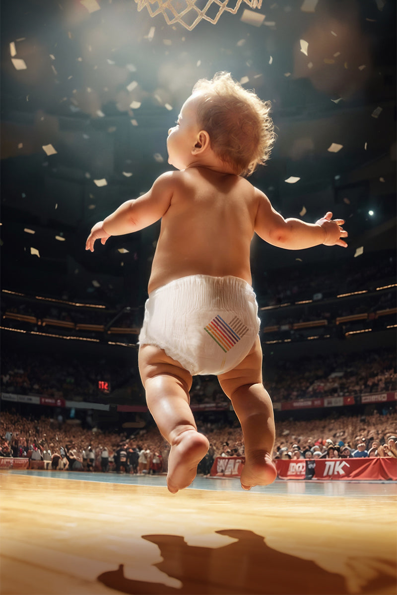 BeBeBus Flex+ Infant Diapers Ultra-thin Breathable