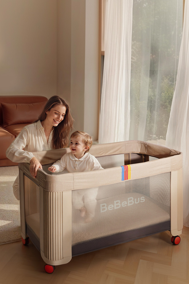 Wish+Pro 3 in 1 Portable Crib for Newborns to Toddlers